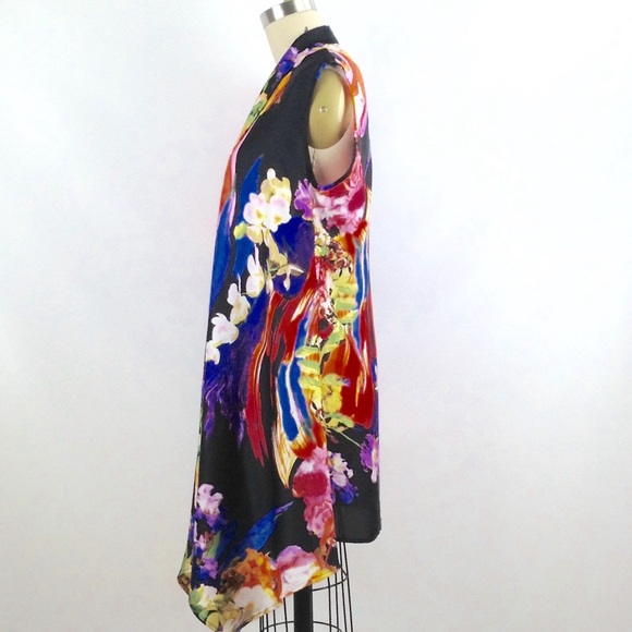 La Palapa Floral Print Swing Coat - Picture 3 of 6